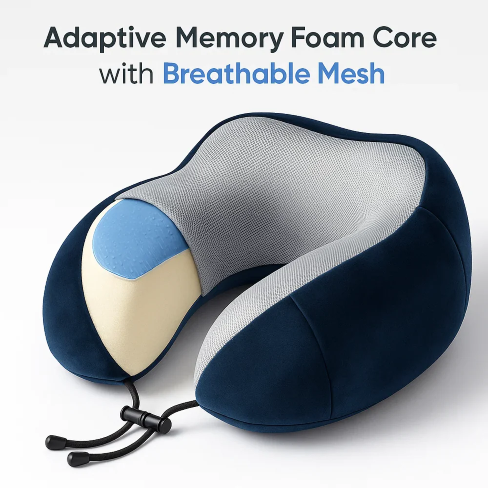 AirRest® Memory Foam Travel Pillow - Image 7
