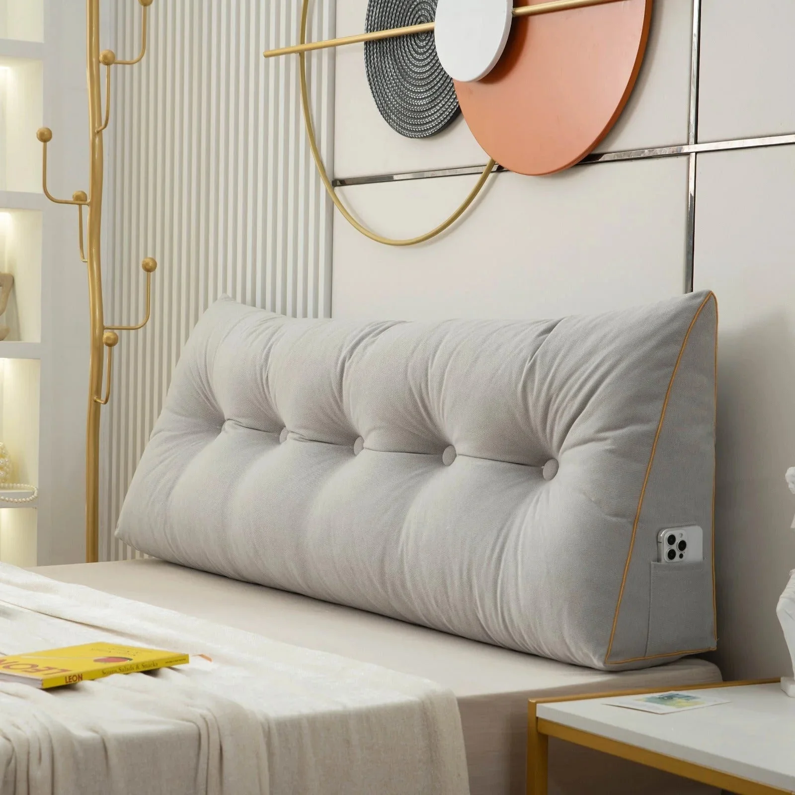 Luxury Chic Wedge Pillow - Image 4