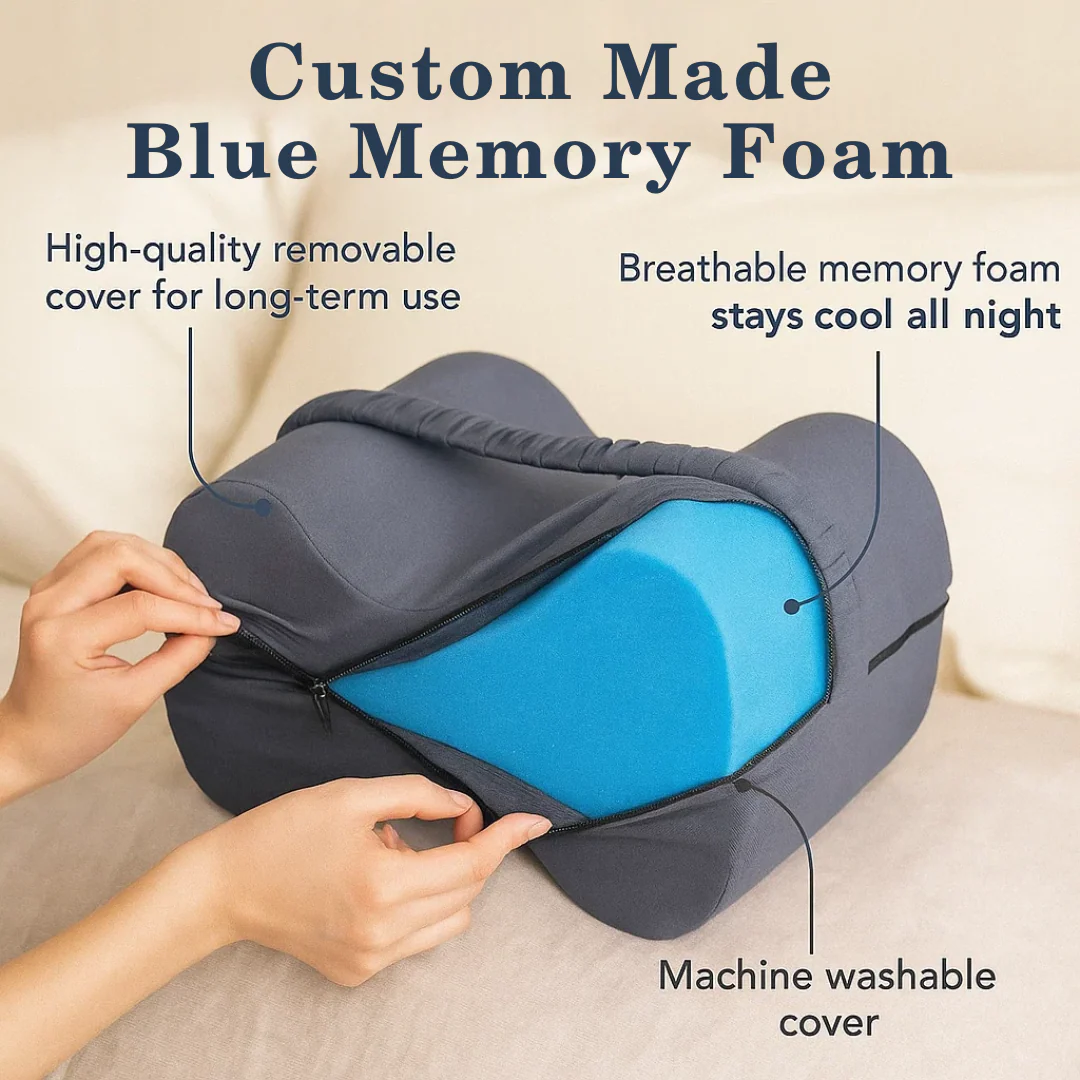 SpineAlign™ Memory Foam Knee Pillow - Image 4